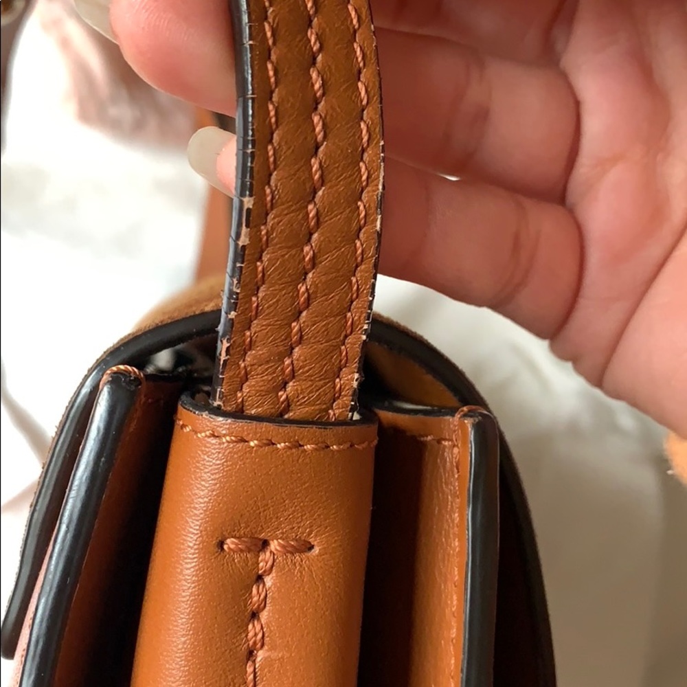 Chloe Small Faye Brown Crossbody Bag - Picture 6 of 6